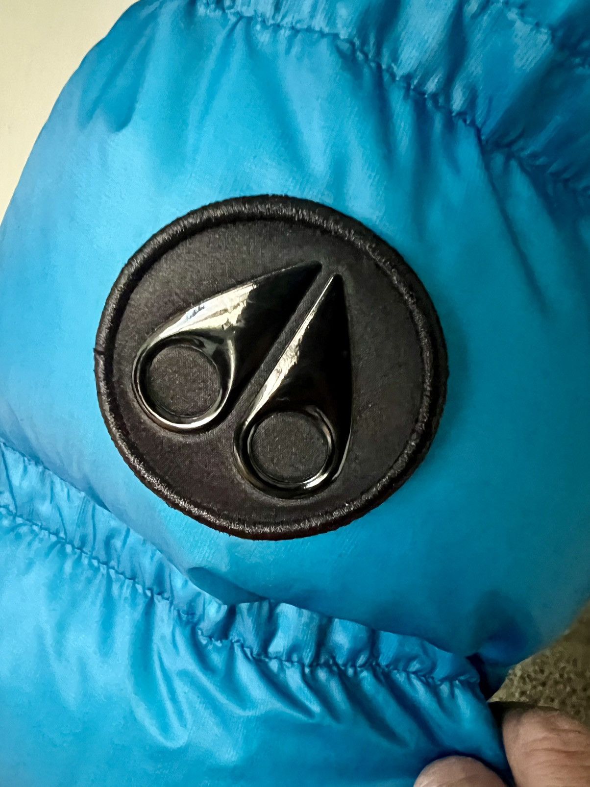 Moose Knuckles Moose Knuckles Glenfinnan Puffer Down Jacket Logo Blue Sz- L Size US L / EU 52-54 / 3 - 2 Thumbnail