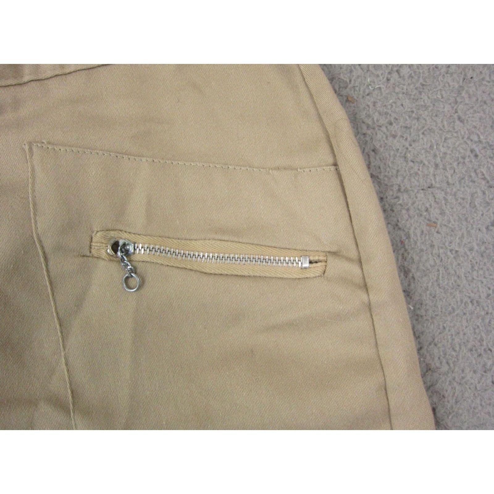 Sears VINTAGE Sears Juniors Shorts Chino Size 11 26 Beige Khaki Casual 80s 90s Preppy Womens Men? Size 26" / US 2 / IT 38 - 4 Thumbnail