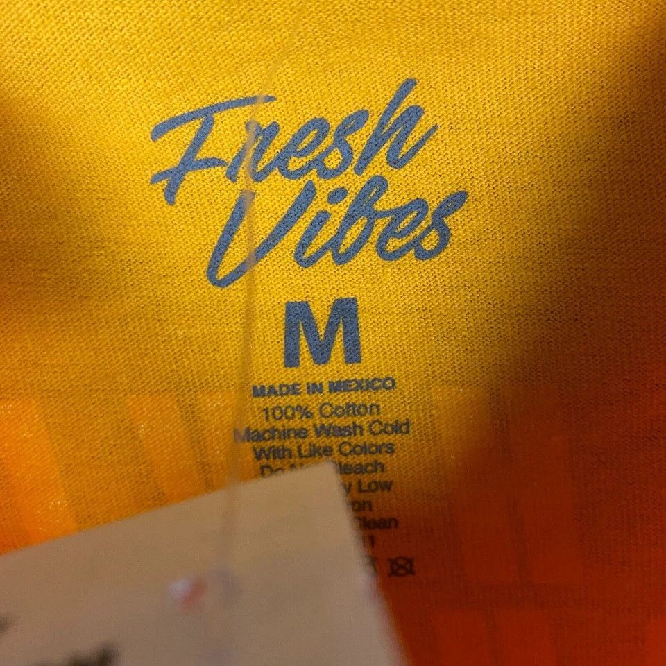 Other Fresh Vibes T-Shirt Men's Medium NWT 100% Cotton Adults M Size US M / EU 48-50 / 2 - 3 Thumbnail