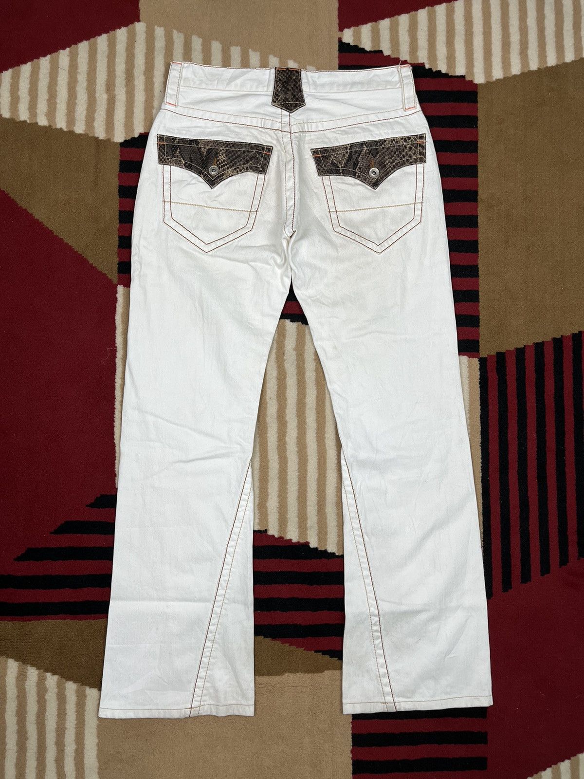 14th Addiction × KMRii × semanticdesign Semantic Design Ripped Denim Pants Size US 30 / EU 46 - 1 Thumbnail