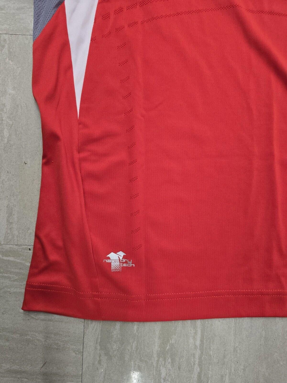 Lotto Sport Lotto Tennis Shirt Men's Medium Red Italian Ferrer Nadal Size US M / EU 48-50 / 2 - 4 Thumbnail