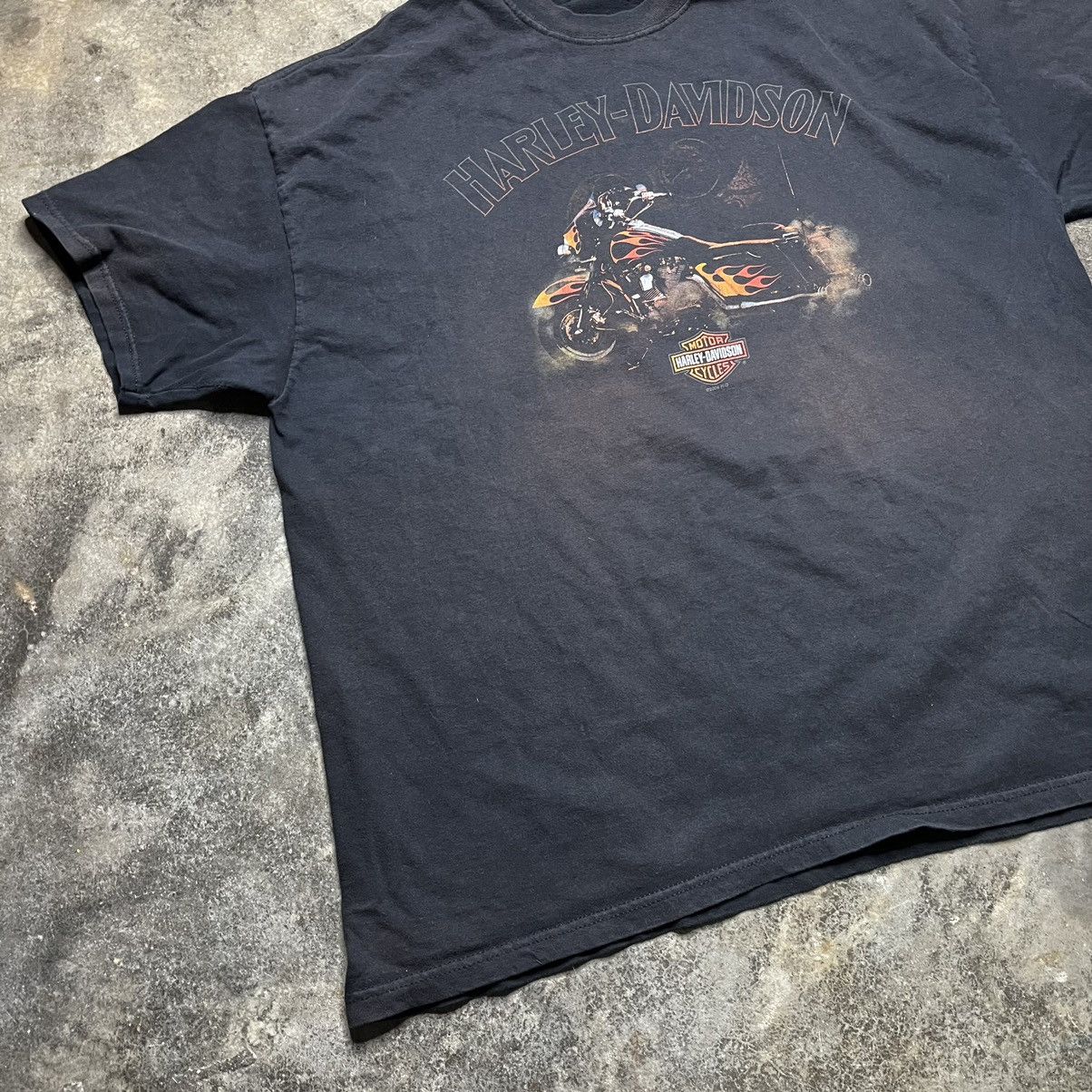 Harley Davidson × Vintage vintage harley davidson fire motorcycle tshirt Size US XXL / EU 58 / 5 - 1 Thumbnail