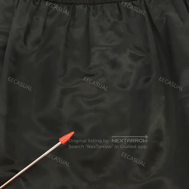 Comme des Garcons Comme Des Garcons Black Satin Sleeveless Gobelin Pattern R Size XS / US 0-2 / IT 36-38 - 5 Thumbnail