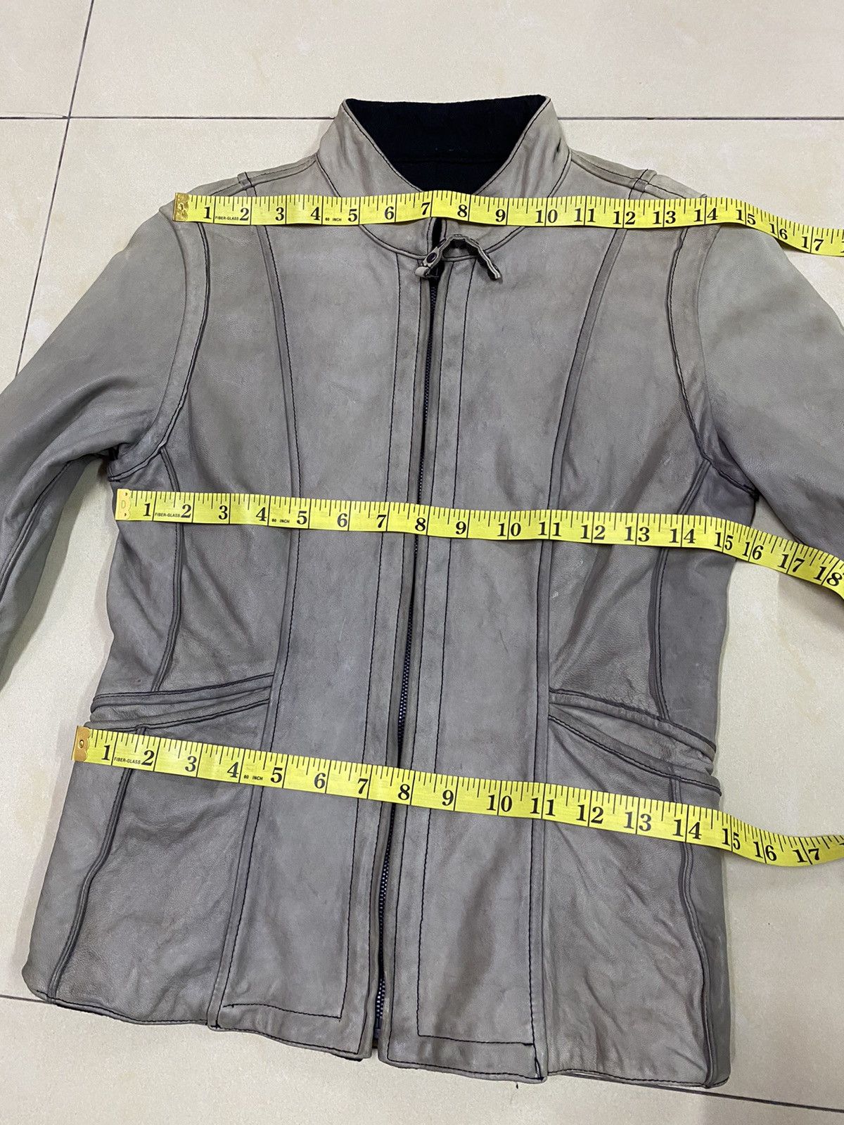 Hysteric Glamour Hysteric Glamour Sheepskin Leather Patina Jacket Size XXS / US 00 / IT 34 - 15 Thumbnail