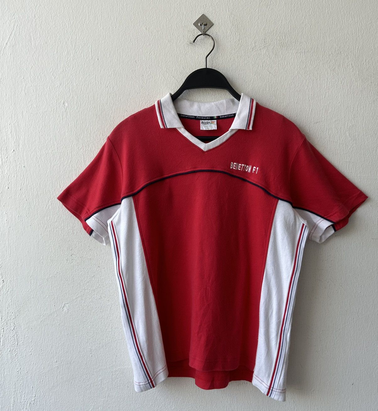 Benetton Benetton Formula 1 Collar Shirt Size L / US 10 / IT 46 - 1 Thumbnail