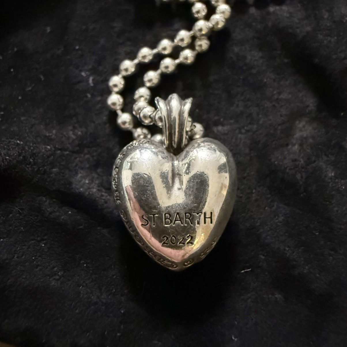 Chrome Hearts Chrome Hearts St Barth Heart Pendant Size ONE SIZE - 2 Thumbnail