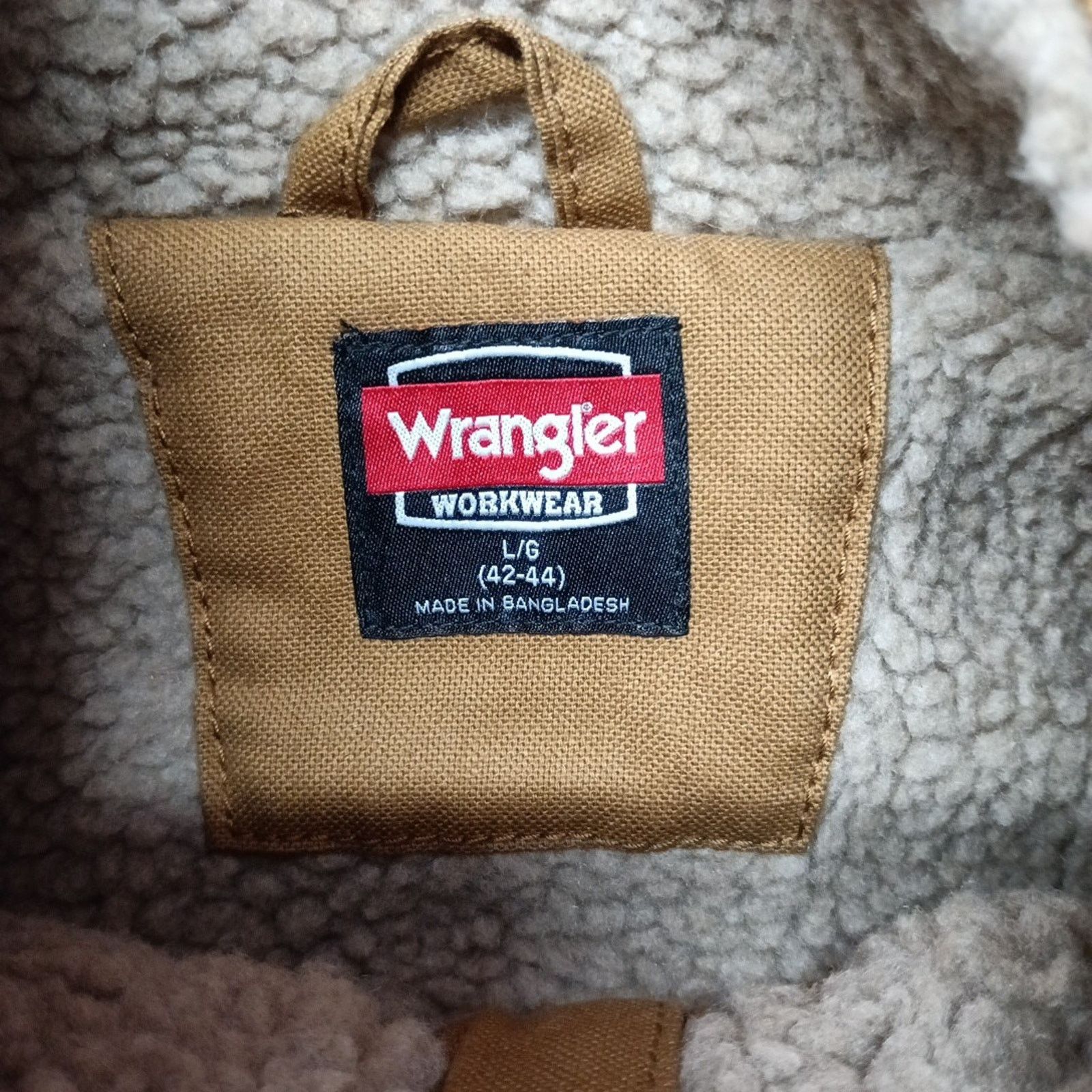 Wrangler Wrangler Sherpa Field Jacket Men's L (42-44) Brown Canvas Size US L / EU 52-54 / 3 - 5 Thumbnail