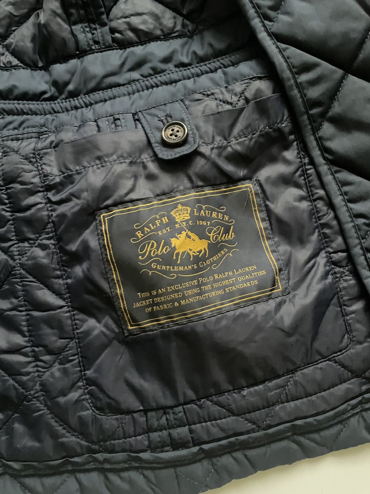 Polo Ralph Lauren Polo Ralph Lauren Quilted Jacket Navy M Size US M / EU 48-50 / 2 - 9 Thumbnail