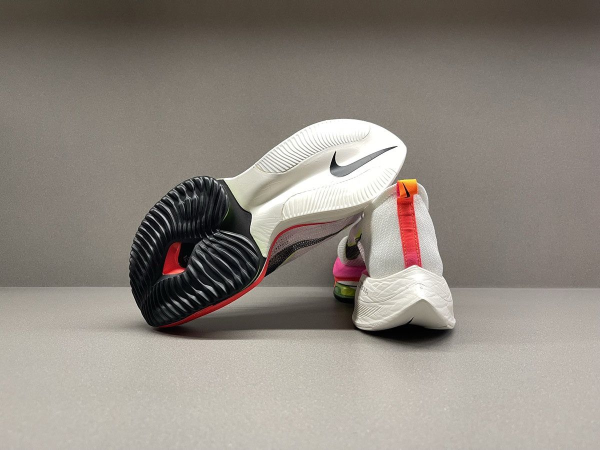 Nike Nike Air Zoom Alphafly Next% Flyknit White Pink Size US 8.5 / EU 41-42 - 8 Thumbnail