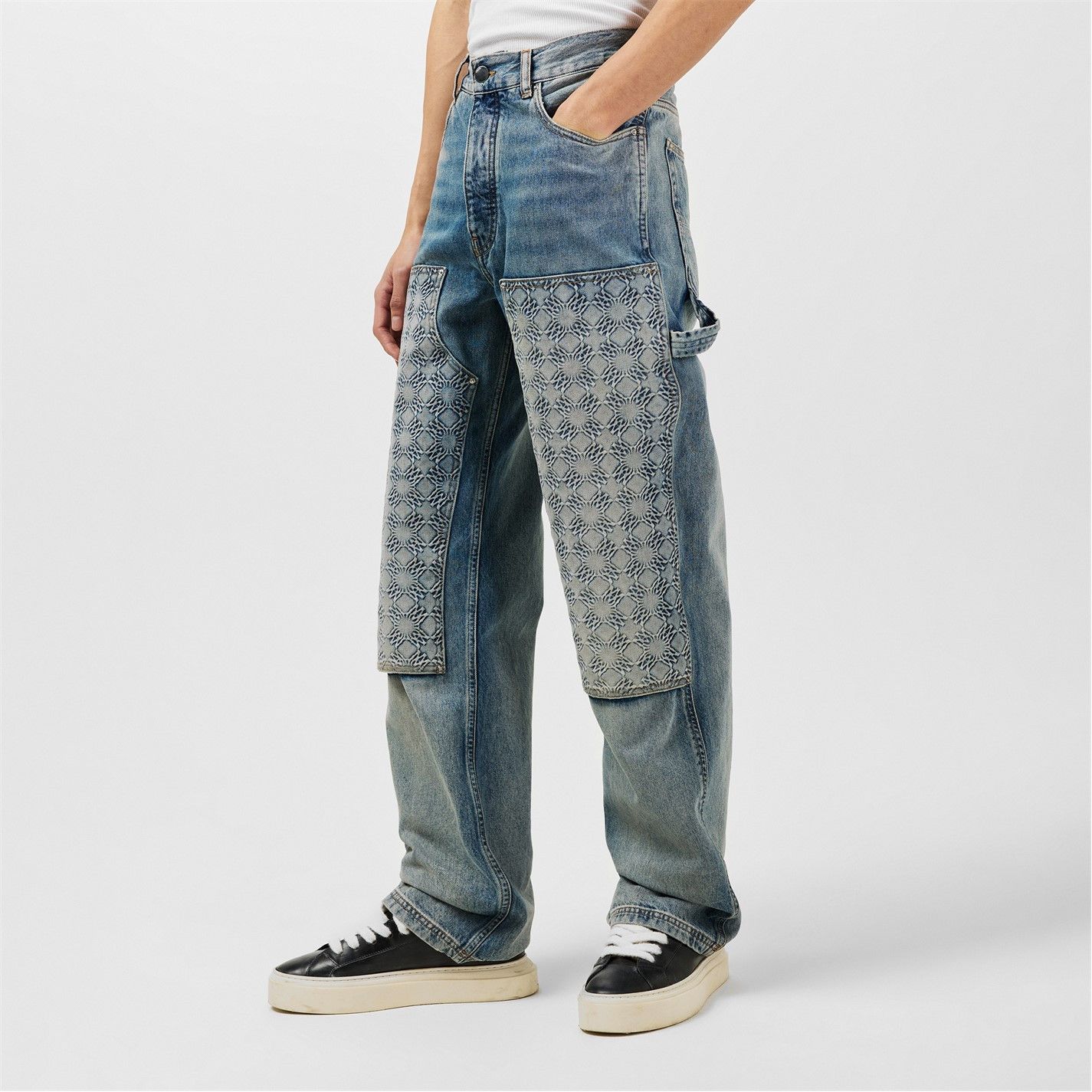 Amiri AMIRI Monogram-Debossed Straight Jeans Size US 30 / EU 46 - 3 Thumbnail