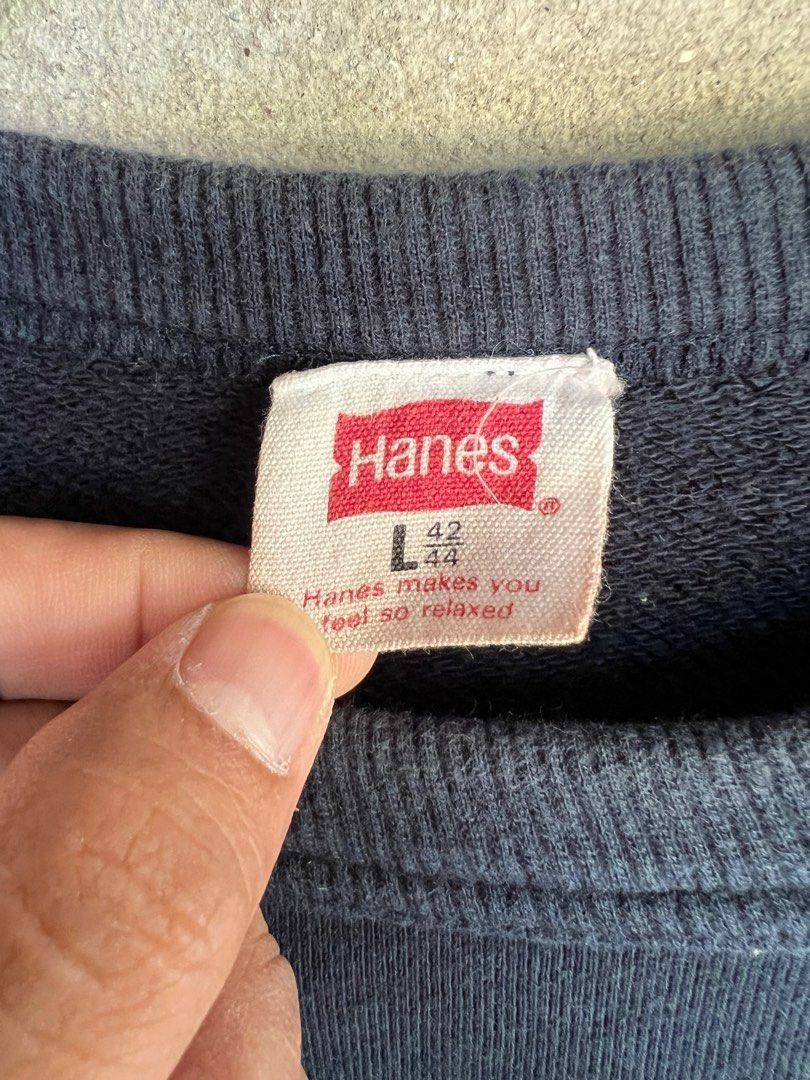 Hanes Vintage Hanes Spell Out Sweatshirt Size US M / EU 48-50 / 2 - 4 Thumbnail