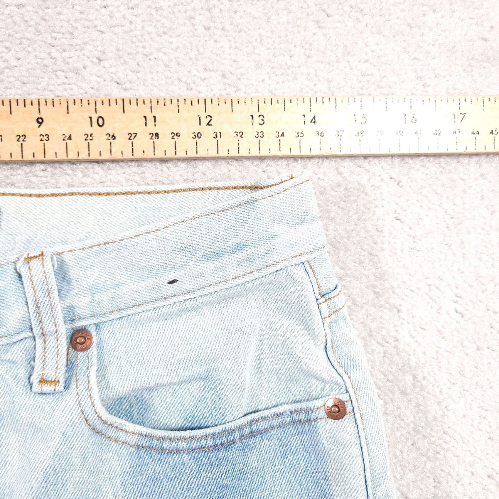 Abercrombie & Fitch Abercrombie & Fitch Mom Jeans Women's 2R 26 Ankle Crop Acid Wash Distressed Blue 90s Retro Size 26" / US 2 / IT 38 - 5 Thumbnail