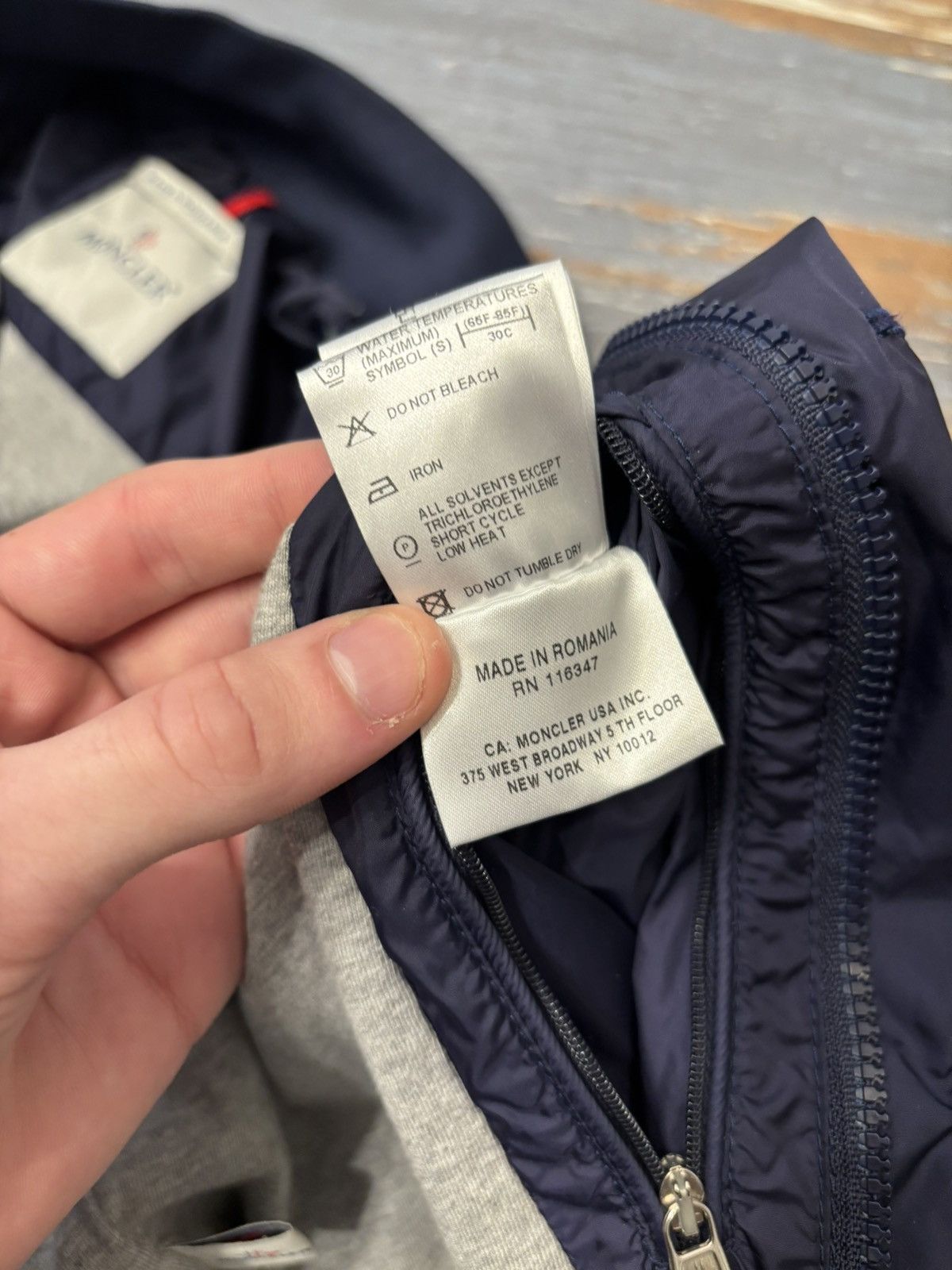 Moncler Moncler Delonix Nylon Jacket Navy Size M Size US M / EU 48-50 / 2 - 7 Thumbnail