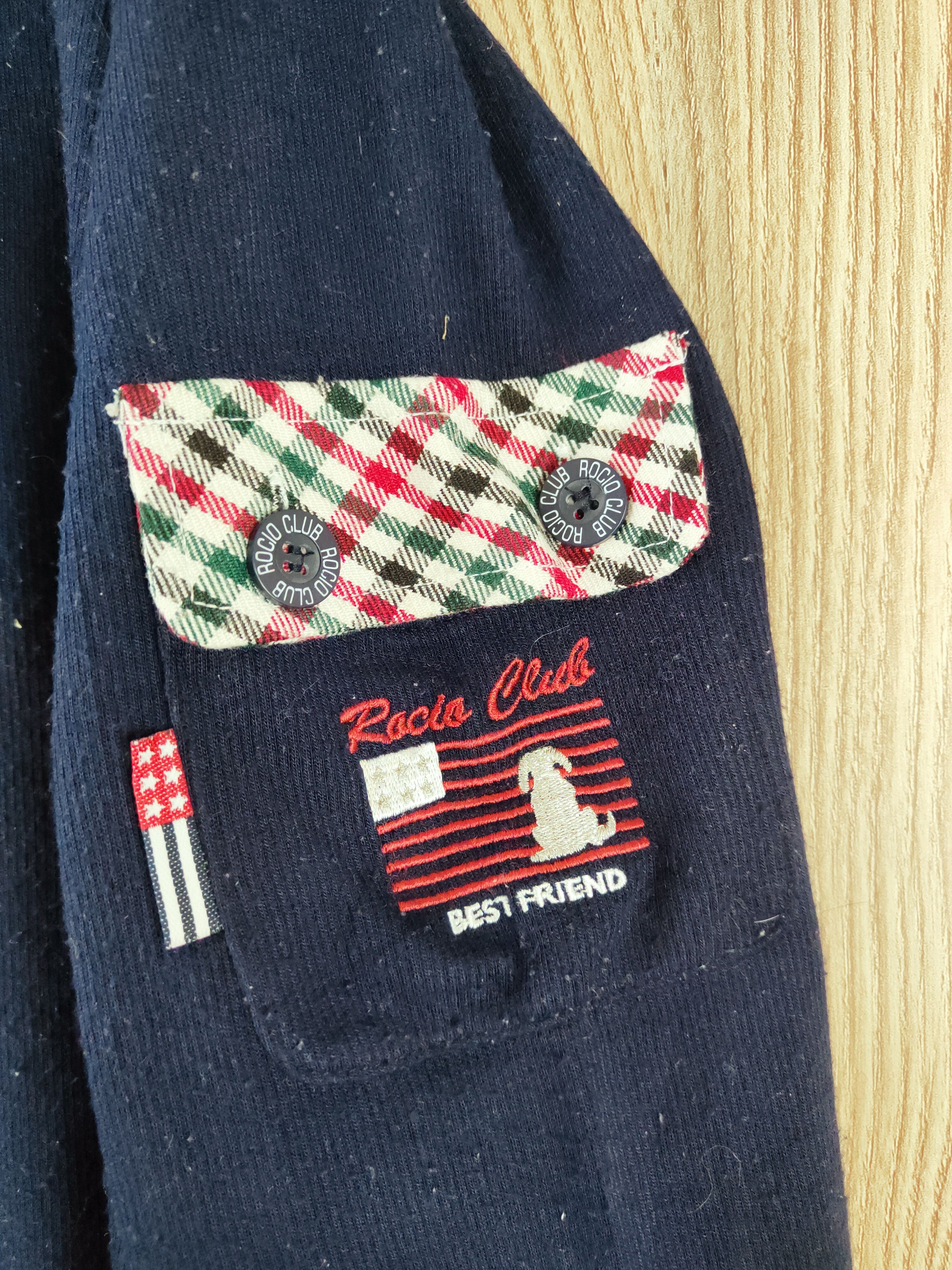 Japanese Brand × Vintage Very Rare Arabis Navy Racia Club Sweatshirts Size US L / EU 52-54 / 3 - 7 Thumbnail