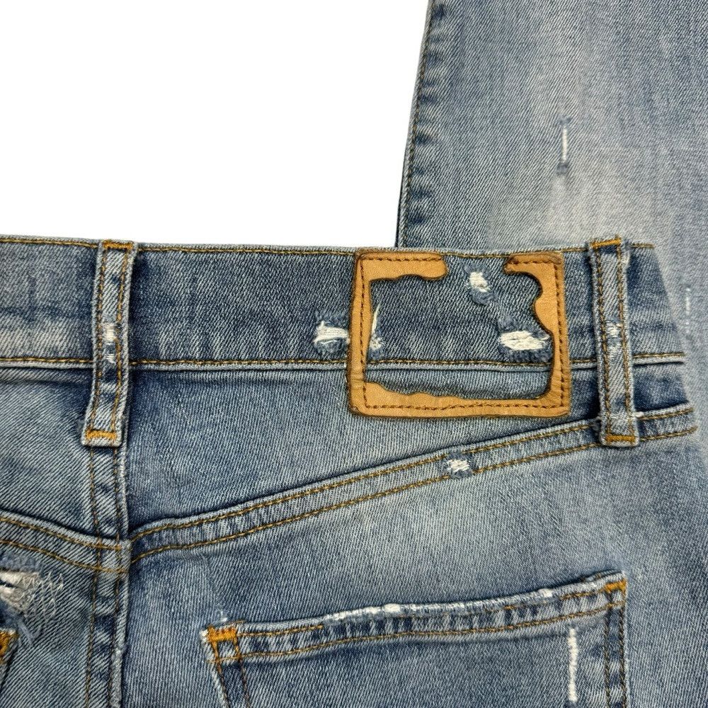 Zara Zara Premium Denim Collection Distressed Patchwork Jeans Si Size 27" / US 4 / IT 40 - 8 Thumbnail