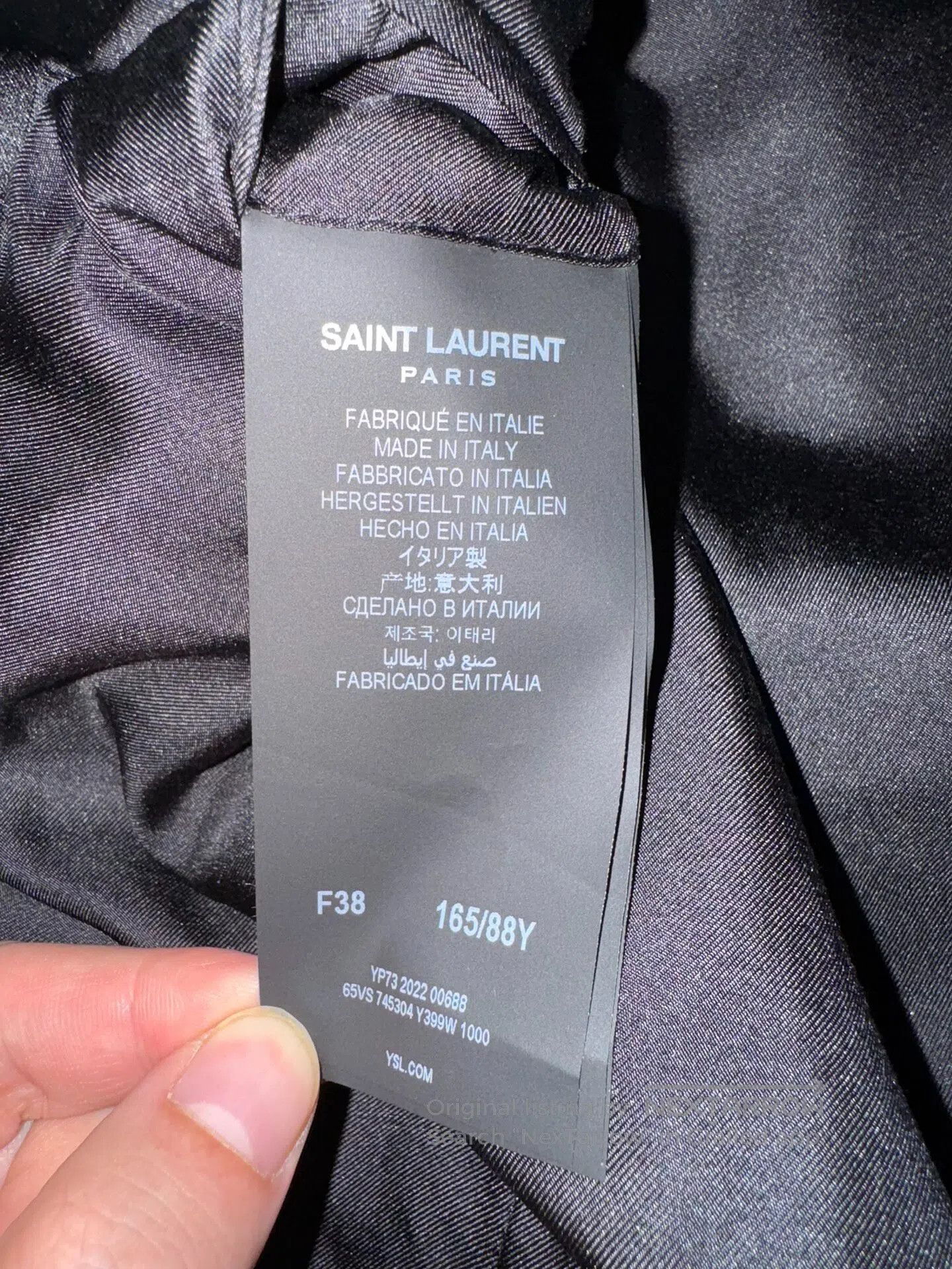 Saint Laurent Paris Saint Laurent Paris Women's Smoking Suit| Size XS / US 0-2 / IT 36-38 - 5 Thumbnail