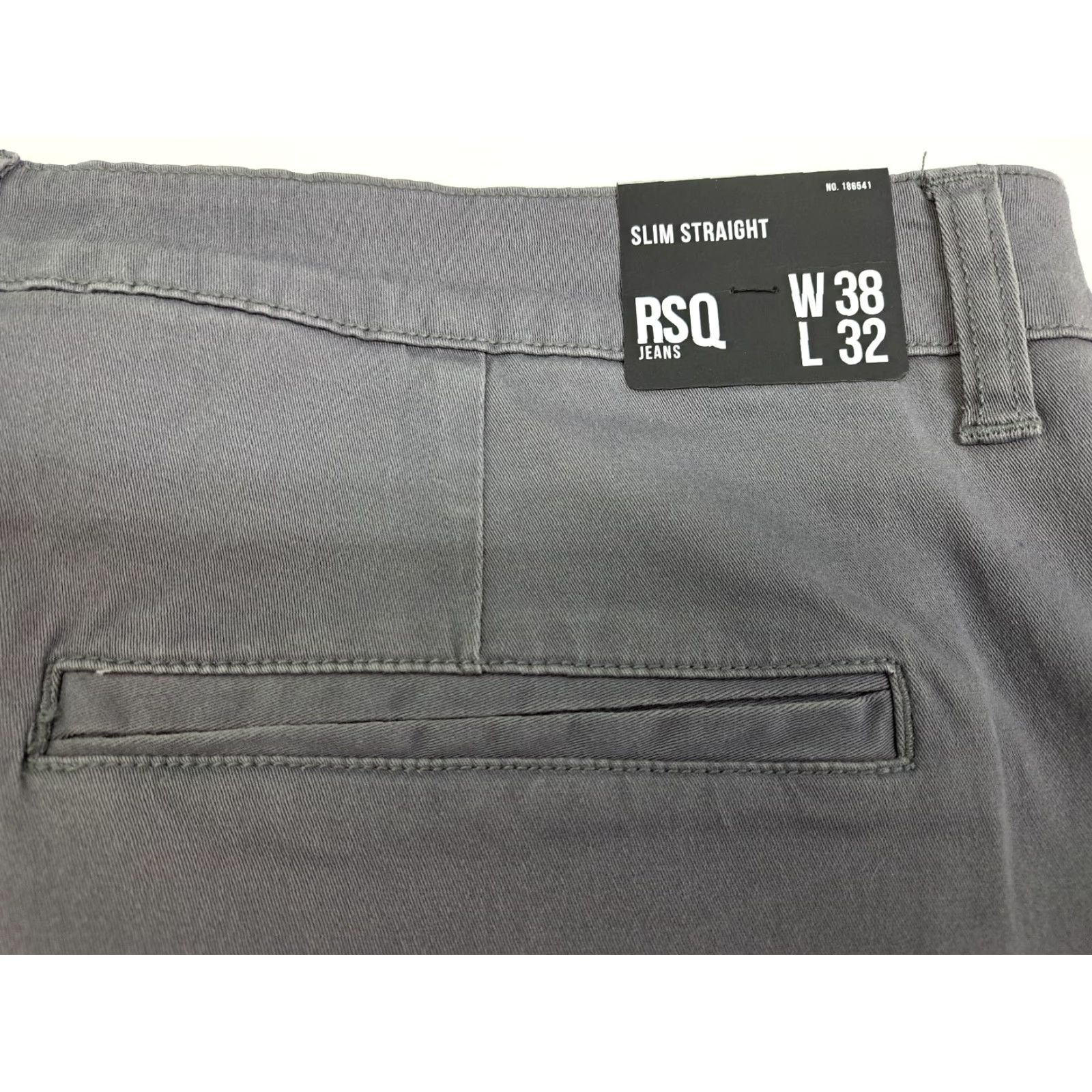 Rsq RSQ Jeans Active Chino Pants Gray Slim Straight Men's 38X32 #4088 Size US 38 / EU 54 - 6 Thumbnail