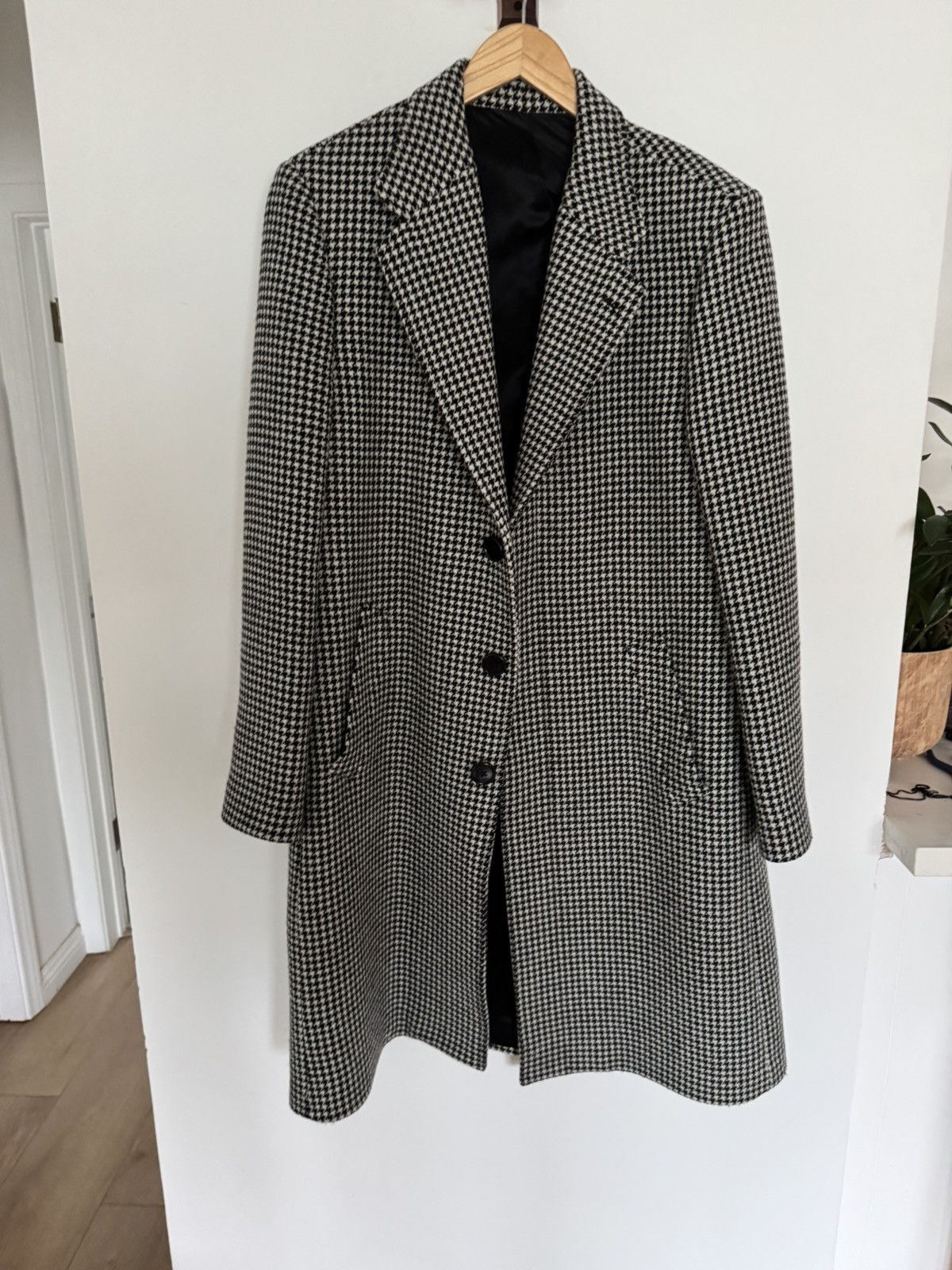 Celine × Hedi Slimane Houndstooth Coat Size US M / EU 48-50 / 2 - 4 Thumbnail