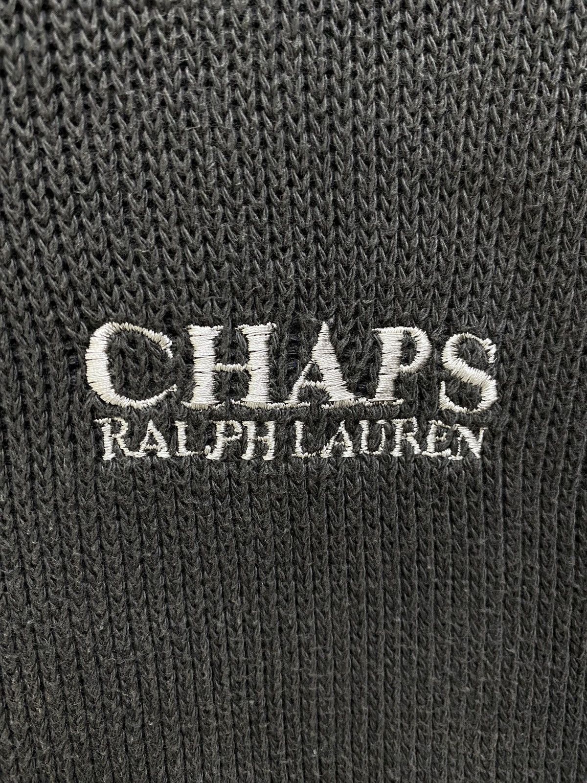 Chaps Ralph Lauren Vintage Chaps Ralph Lauren Sweatshirt Dark Gray Knit Boxy 2L Size US L / EU 52-54 / 3 - 6 Thumbnail