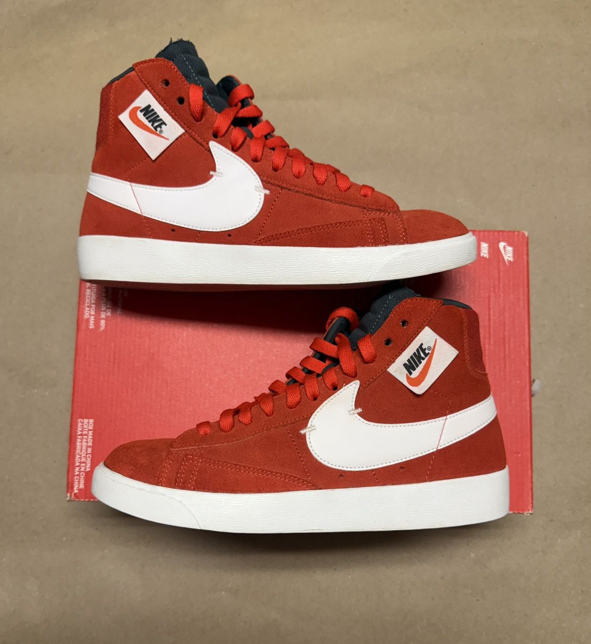 Nike Nike Blazer Mid Rebel XX Habanero Red women’s size 8 shoes! Size US 8 / IT 38 - 1 Thumbnail