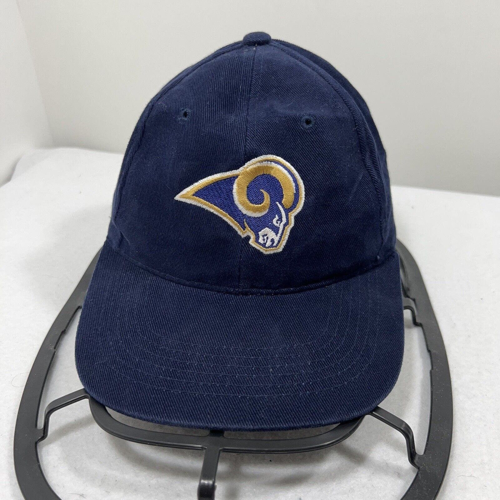 NFL NFL Los Angeles Rams Adult Adjustable Blue Baseball Cap Hat Size ONE SIZE - 2 Thumbnail