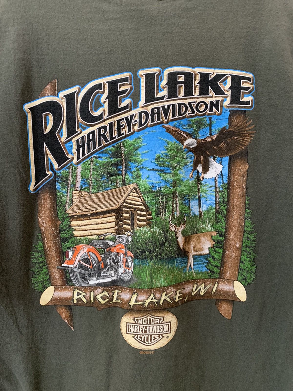Harley Davidson × Vintage 2002 Harley Davison Wisconsin tee Size US M / EU 48-50 / 2 - 5 Thumbnail