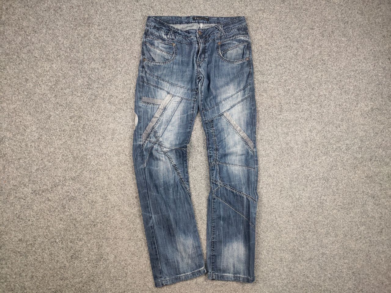 If Six Was Nine Vintage if six was nine style Opium Kosmo Japan baggy Jeans Size US 34 / EU 50 - 6 Thumbnail
