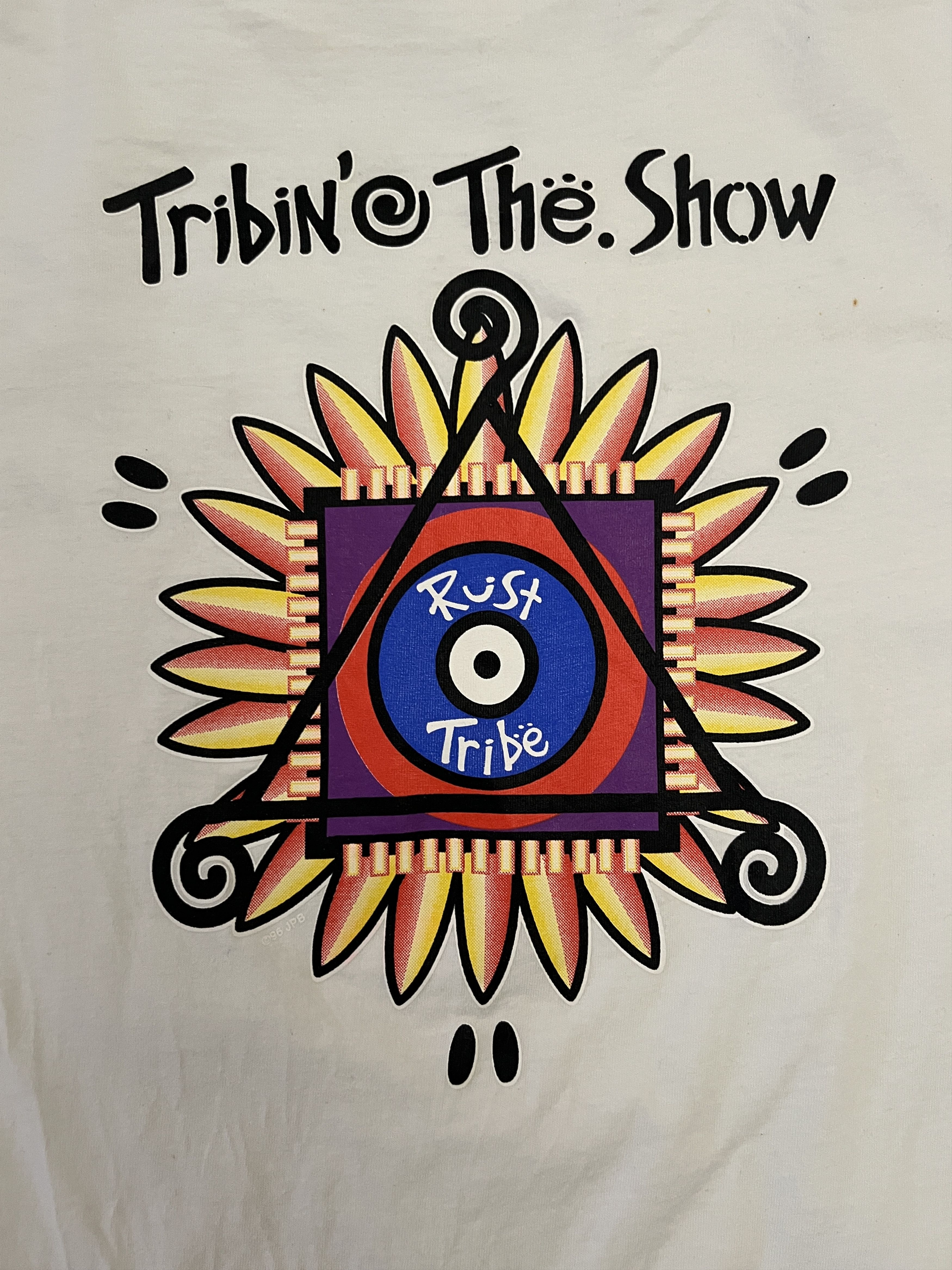 Vintage Vtg 1996 Rust Tribe Rave "Children of the Tribe" Tee XL Size US XL / EU 56 / 4 - 6 Thumbnail