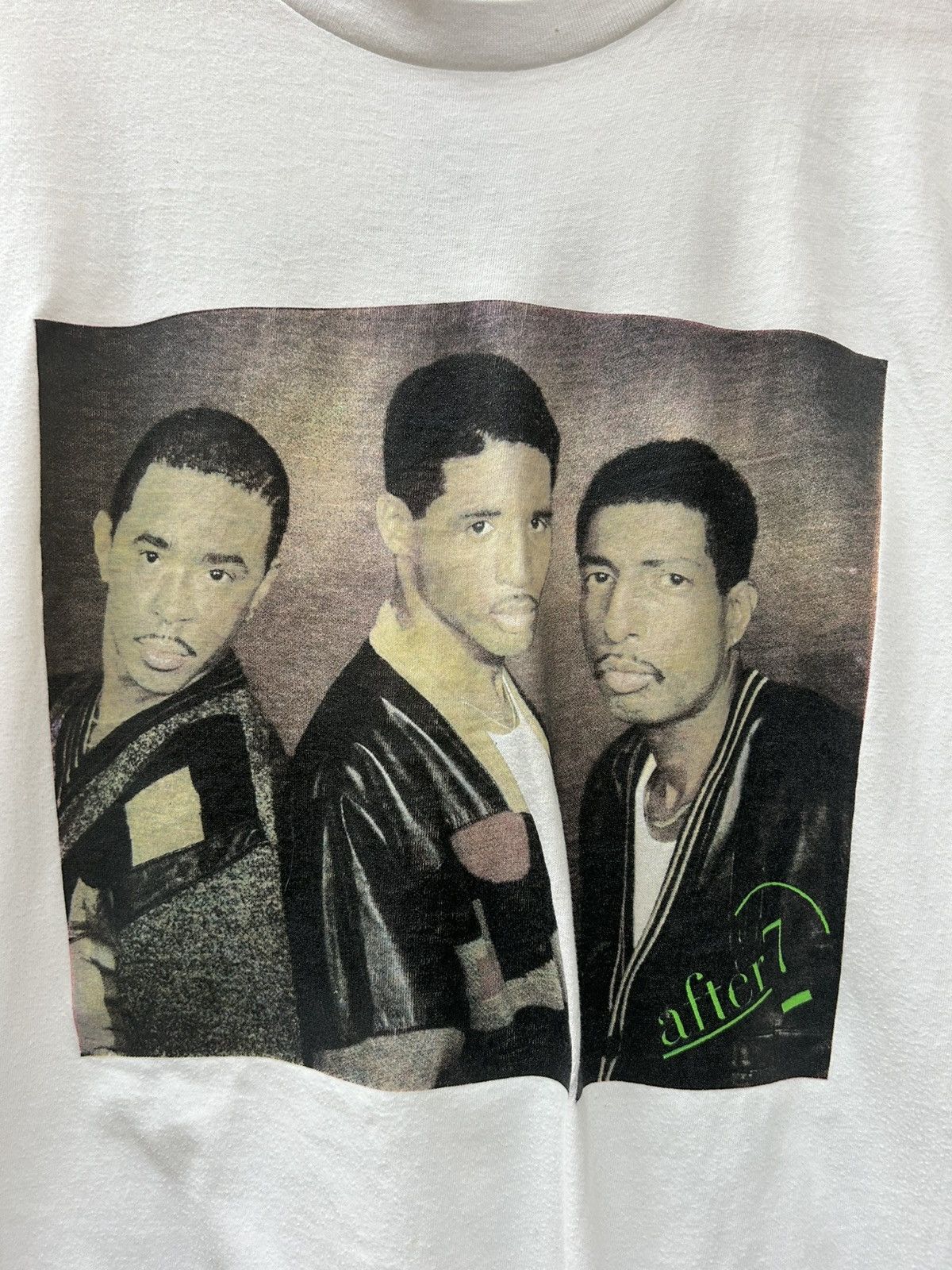 Vintage After 7 Vintage T Shirt 90’ Size US L / EU 52-54 / 3 - 2 Thumbnail