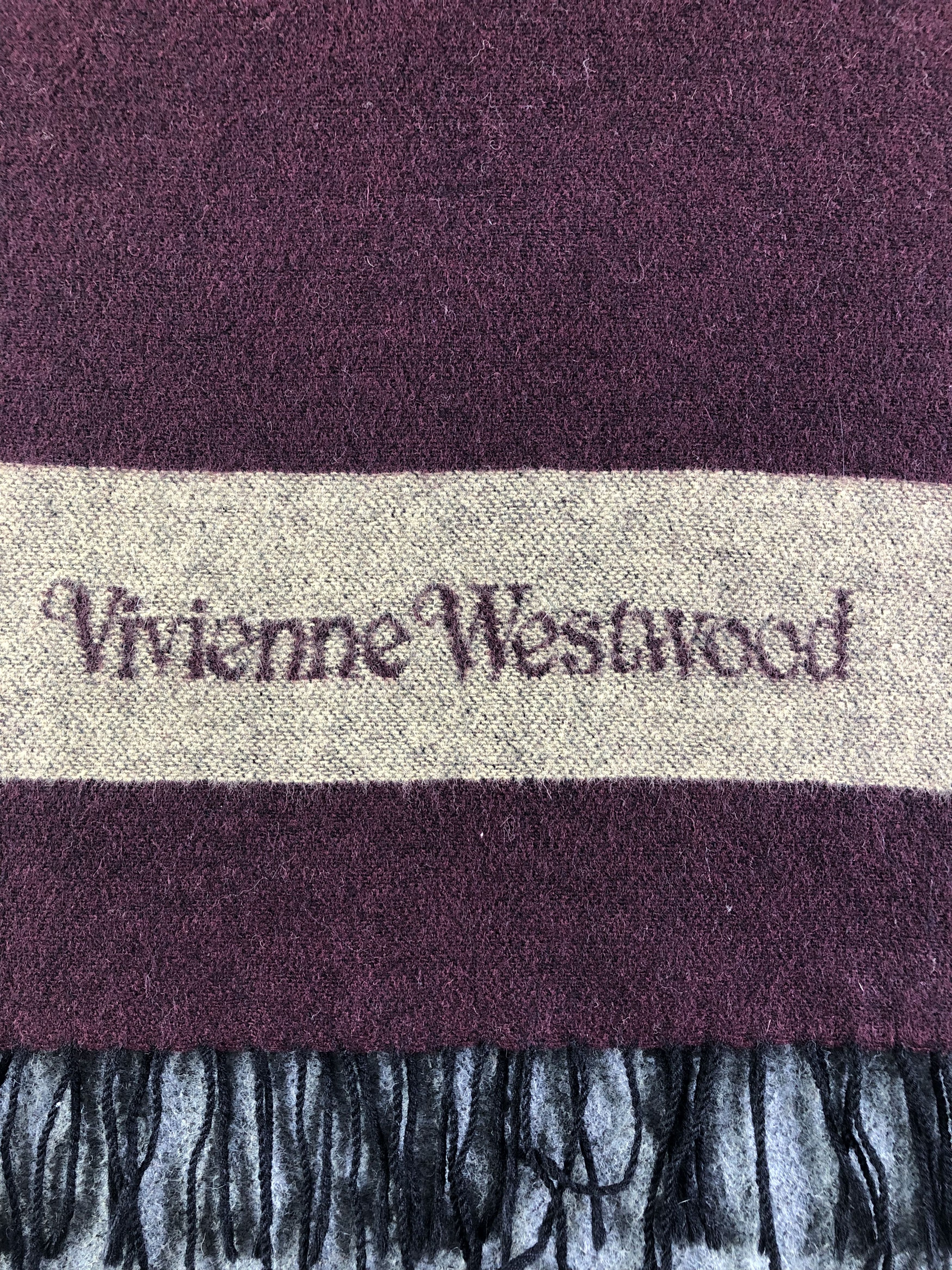 Vivienne Westwood Vivienne Westwood Wool Scarf / Muffler / Neckwear SS1391 Size ONE SIZE - 4 Thumbnail