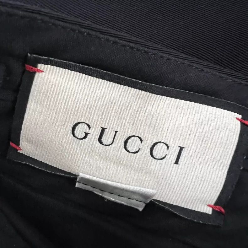 Gucci Gucci Black straight trousers 2502-Nextarrow Size US 26 / EU 42 - 4 Thumbnail