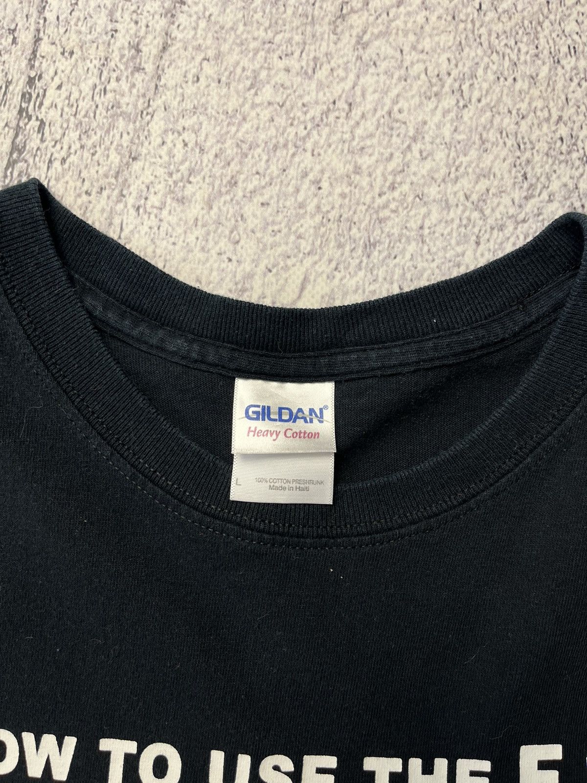 Other Vintage How To Use The F Word Humor Tee Size US L / EU 52-54 / 3 - 8 Thumbnail