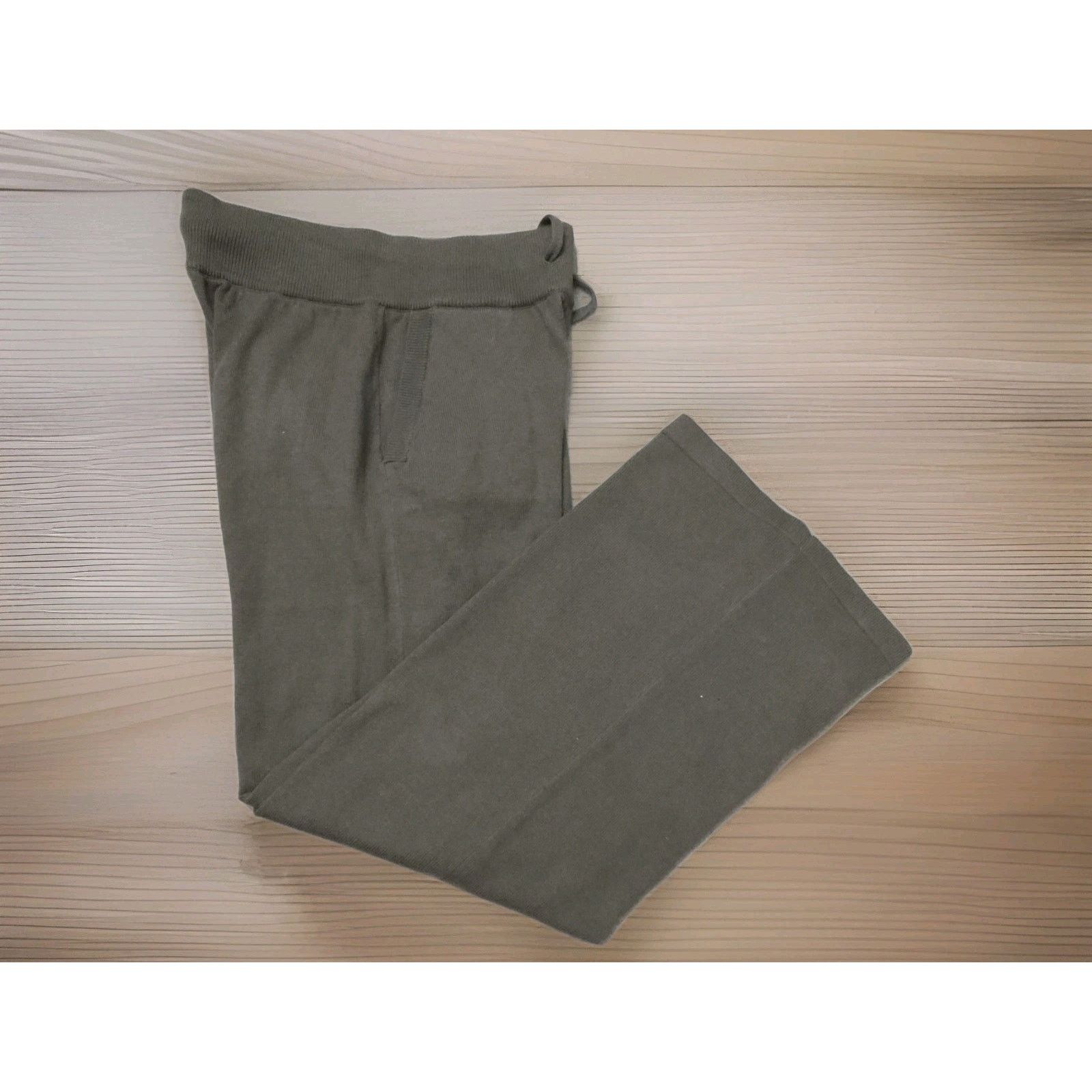 Eberjey Eberjey Softer Recycled Lounge Wide-Leg Sweatpants In Smoli Size 29" - 6 Thumbnail