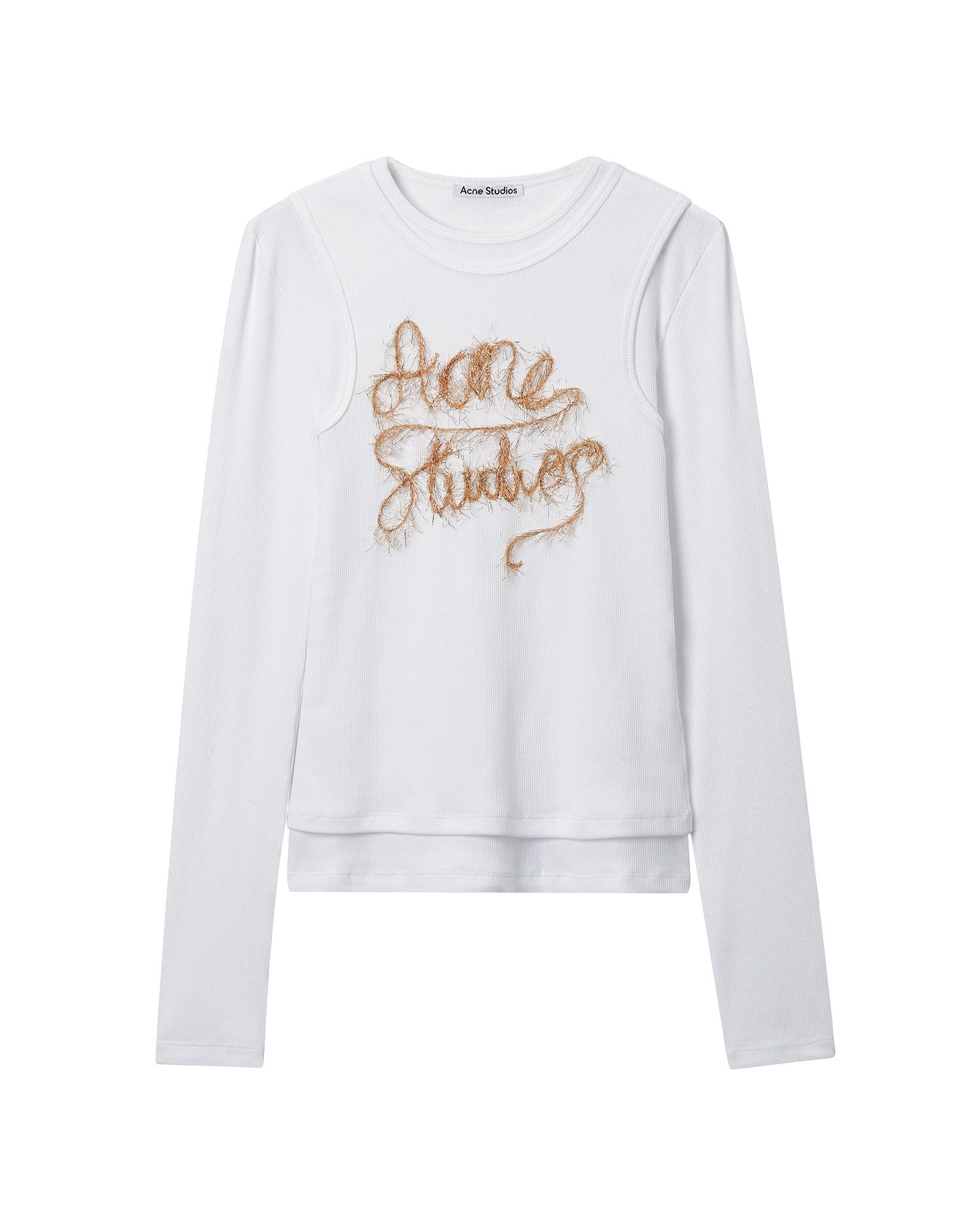 Acne Studios Acne Studios Letter Graphic Long Sleeve Top Size XS / US 0-2 / IT 36-38 - 1 Thumbnail