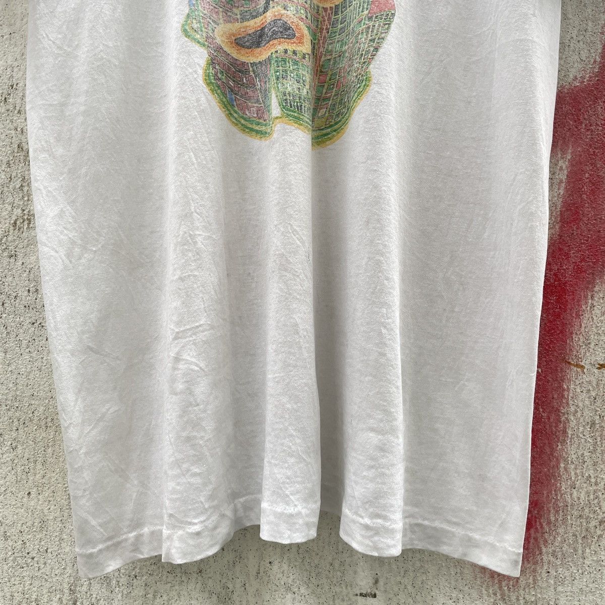 Band Tees Vintage PIL Public Image Ltd. Happy? T-Shirt Size US XL / EU 56 / 4 - 12 Thumbnail