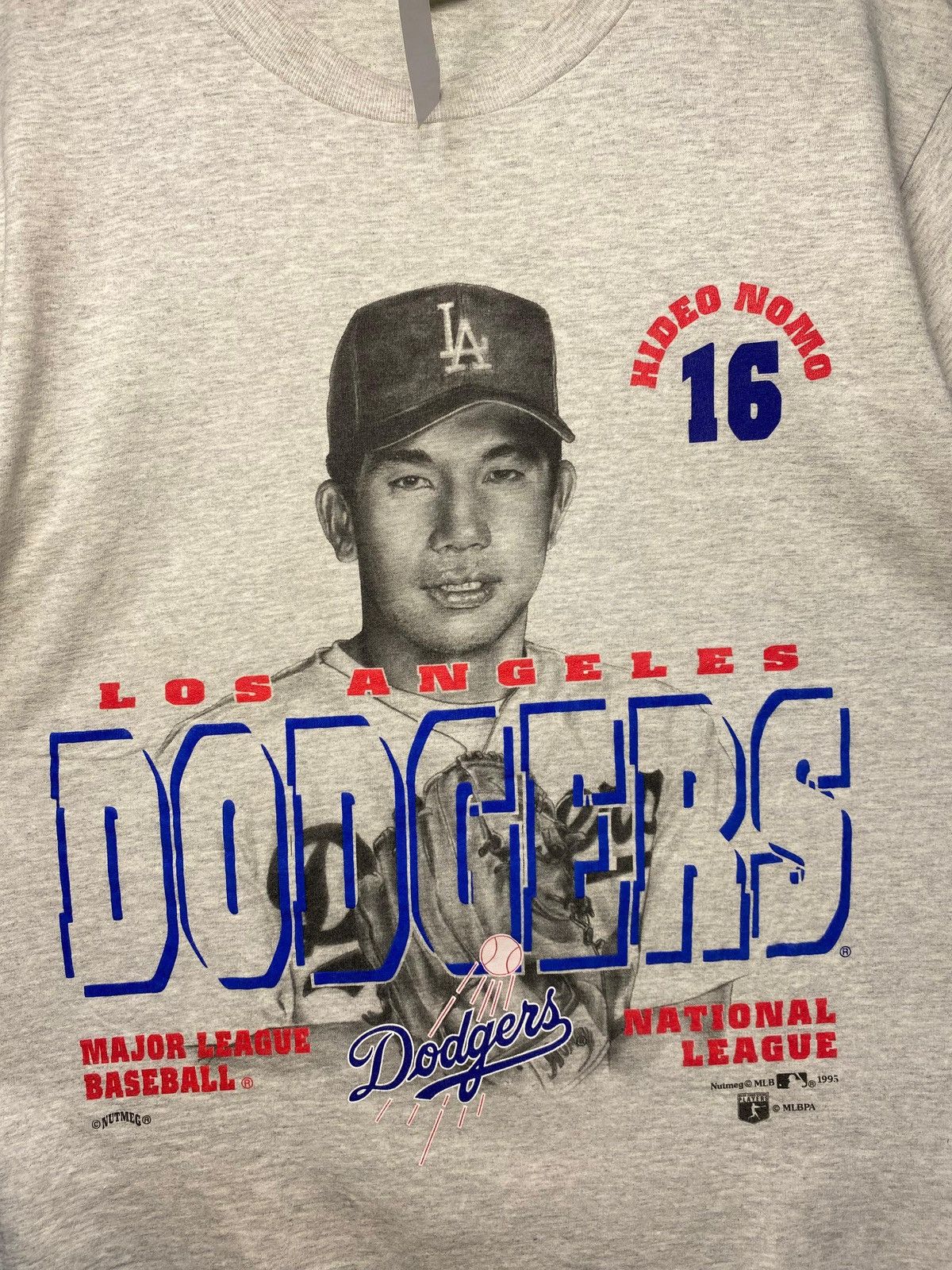 Nutmeg Vintage Tshirt Nutmeg MLB Dodgers 1995 Made in USA Size US L / EU 52-54 / 3 - 3 Thumbnail