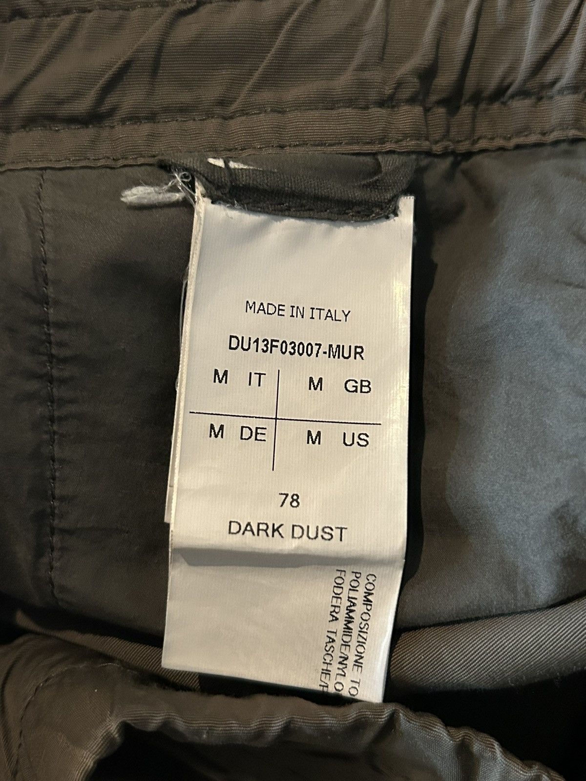 Rick Owens Drkshdw Nylon drop crotch sweatpants Size US 34 / EU 50 - 7 Thumbnail