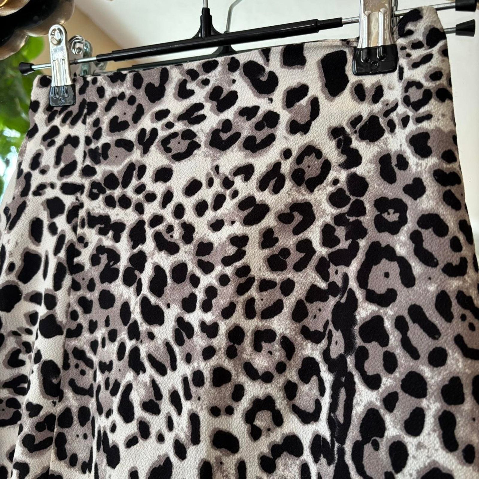 Other Good Luck Gem Cheetah Print Midi Skirt XS Luxury high-end Size 22" - 4 Thumbnail