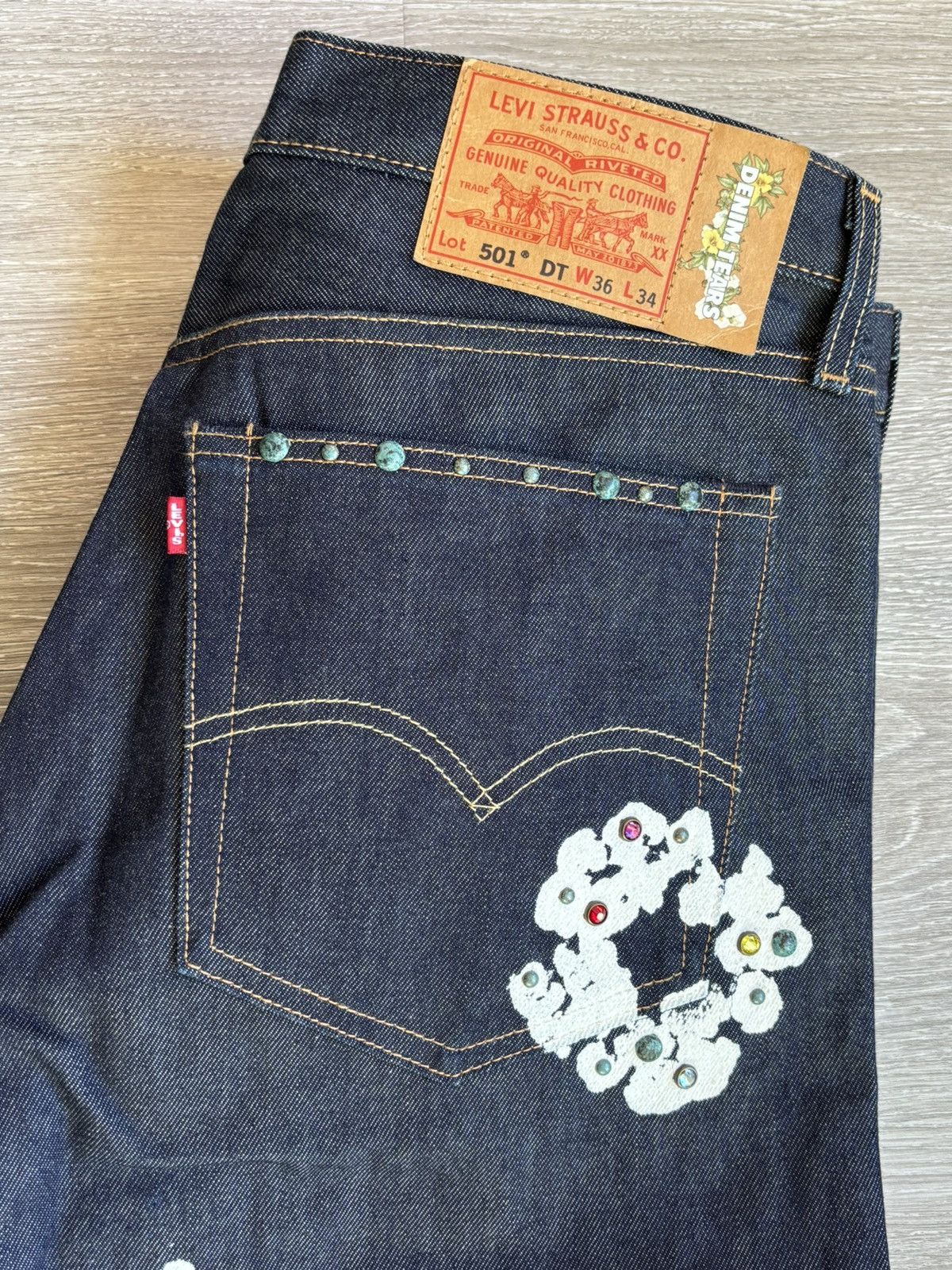 DENIM TEARS Denim Tears Exclusive Studded Denim Size US 36 / EU 52 - 12 Thumbnail
