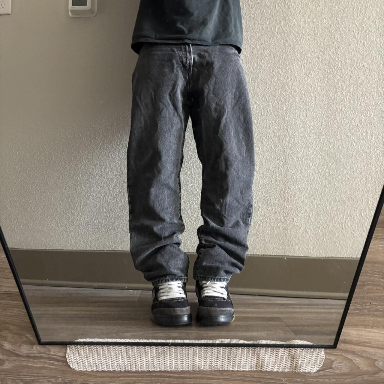 Abercrombie & Fitch Crazy Vintage Y2K/2000s Grunge Abercrombie Black Essential Denim Jeans! Size US 31 - 1 Thumbnail