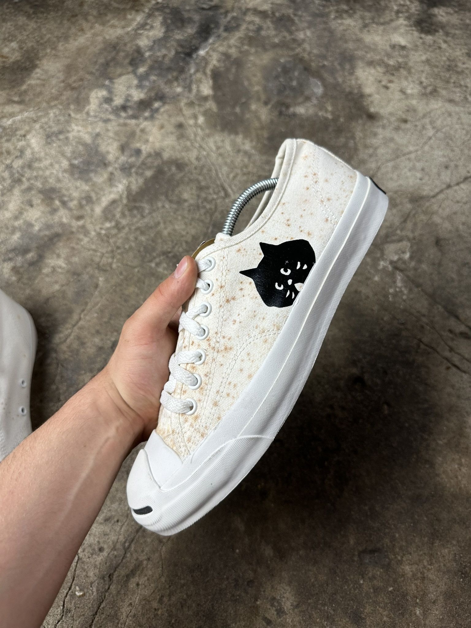 Ne-Net Rare Ne-Net x Converse x Jack Purcell Paint Trainers Size US 8 / EU 41 - 4 Thumbnail
