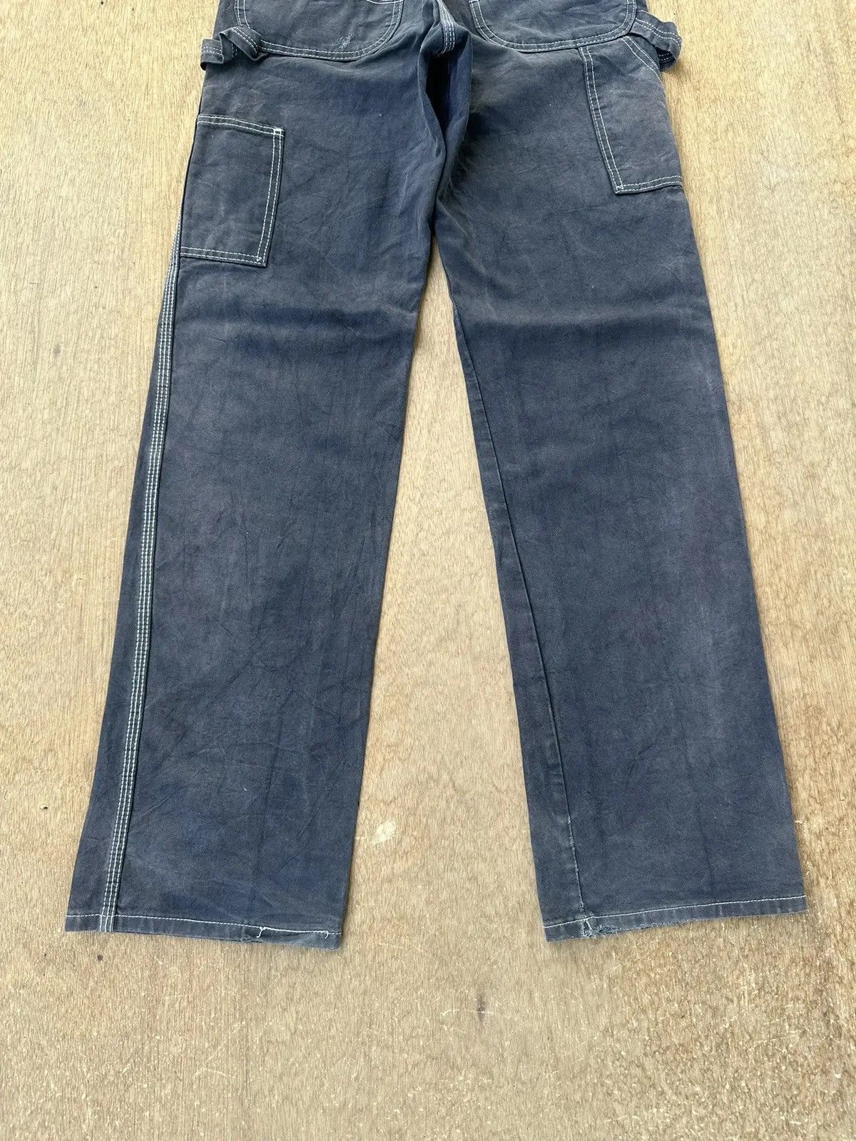 Dickies STEALS🔥VINTAGE DICKIES WORKWEAR FADED BAGGY CARPENTER PANTS Size US 27 - 13 Thumbnail