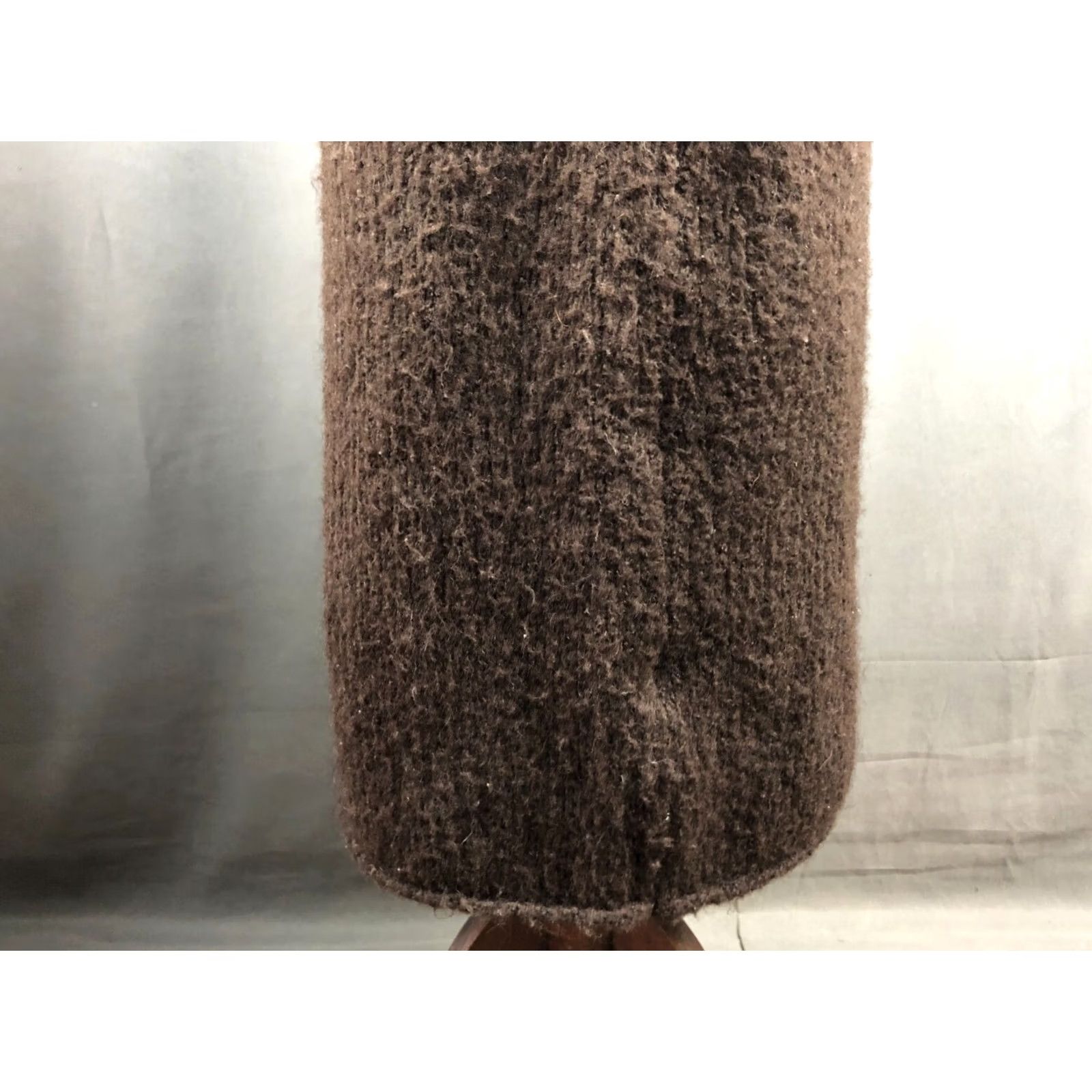 Vintage Rundholz Maxi Dress Brown Long Sleeve Knit Acrylic Modacrylic Polyester Women MBuyers Note? Size M / US 6-8 / IT 42-44 - 7 Thumbnail