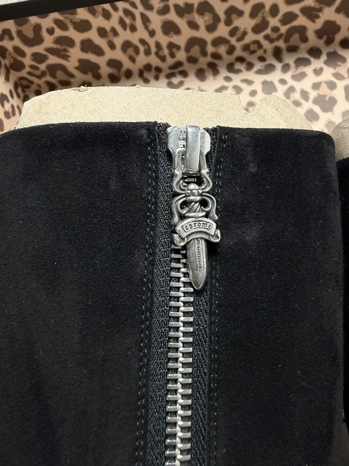 Chrome Hearts Authentic chrome hearts sugar jones boots in black suede Size US 9 / IT 39 - 6 Thumbnail