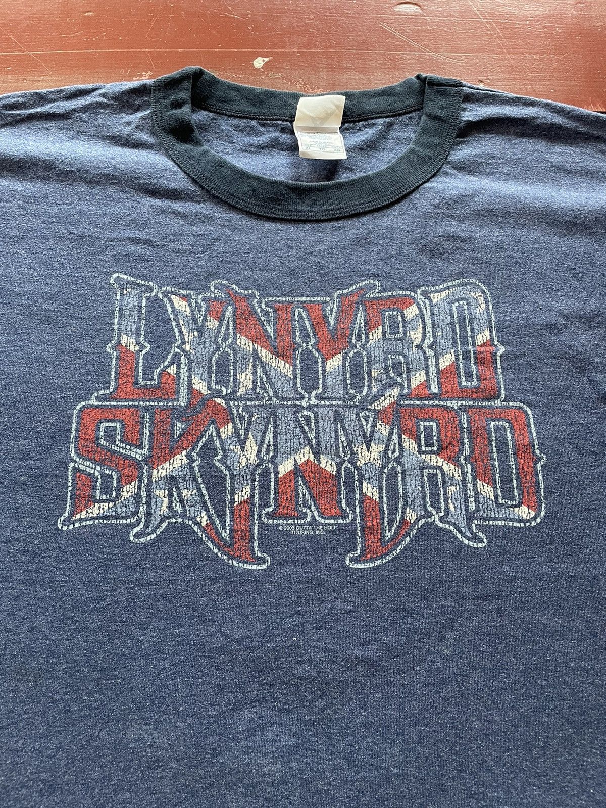 Alstyle × Band Tees × Vintage 🔥Vintage🔥 2003 Lynyrd Skynrd Band Ringer Tee Size US XL / EU 56 / 4 - 5 Thumbnail