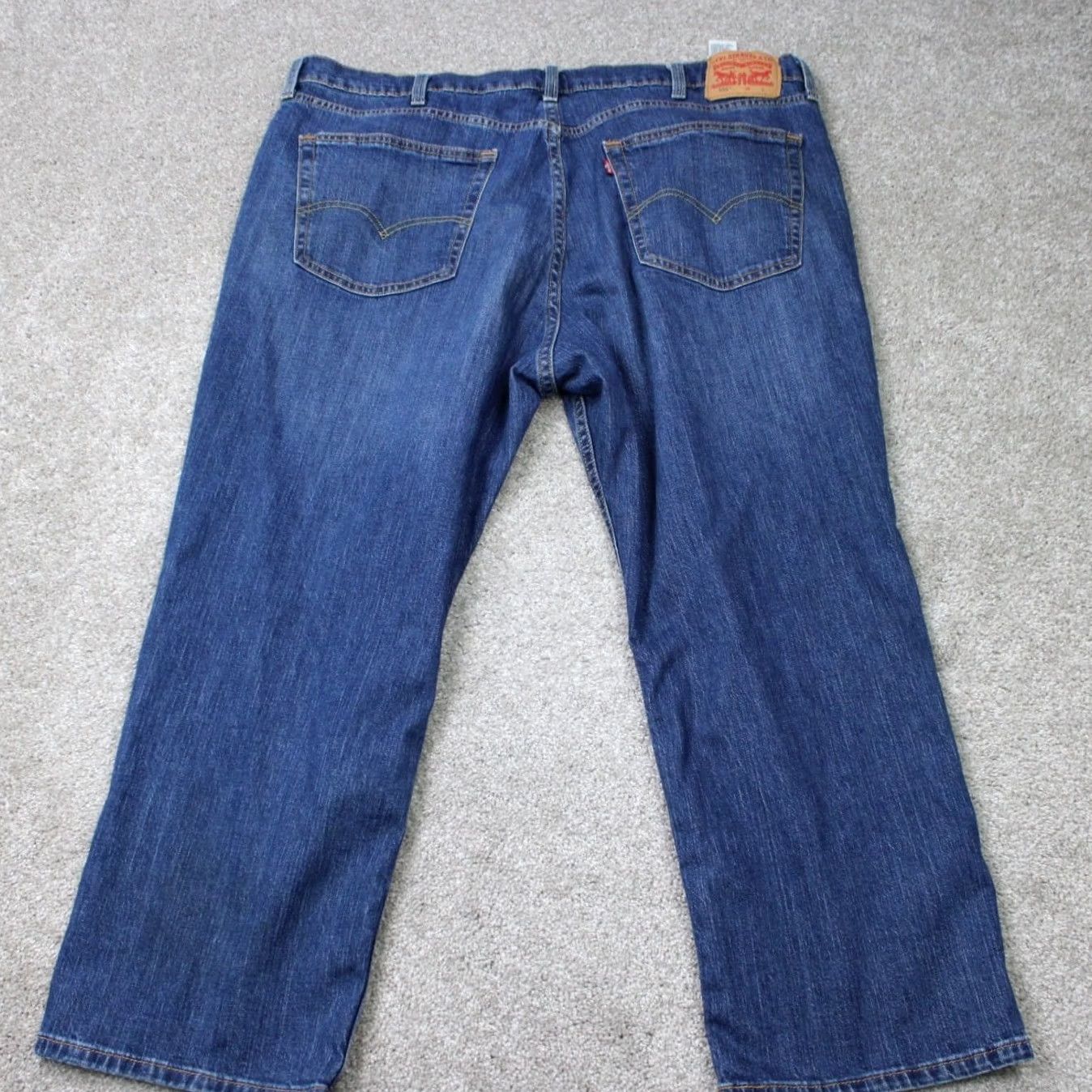 Levi's Levi's 559 Jeans Men's 44x29 Blue Relaxed Straight Leg 5-Pocket Denim Size US 44 / EU 60 - 6 Thumbnail