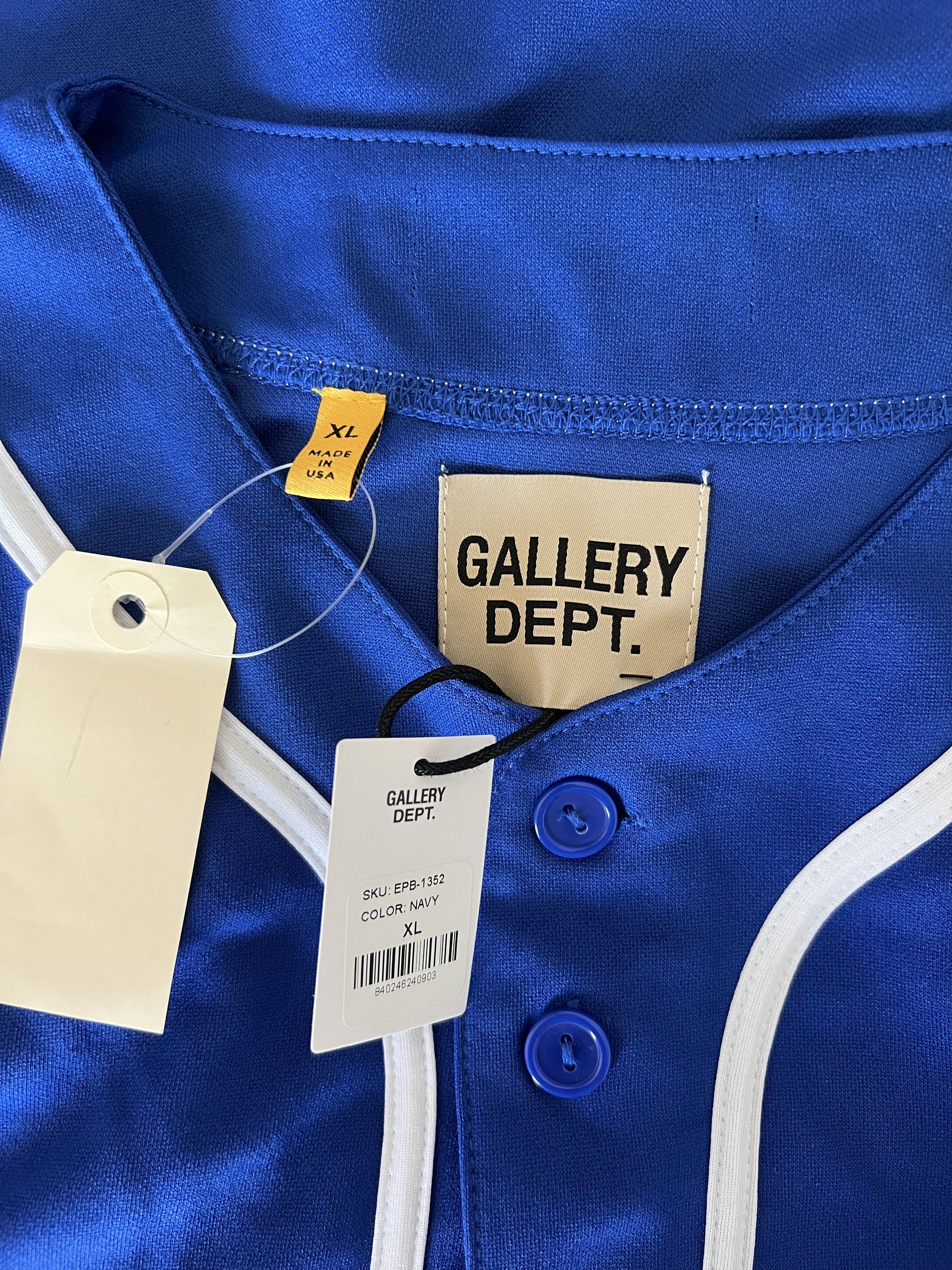 Gallery Dept. Gallery Dept. Echo Park Baseball Jersey in Navy Blue Size US XL / EU 56 / 4 - 8 Thumbnail