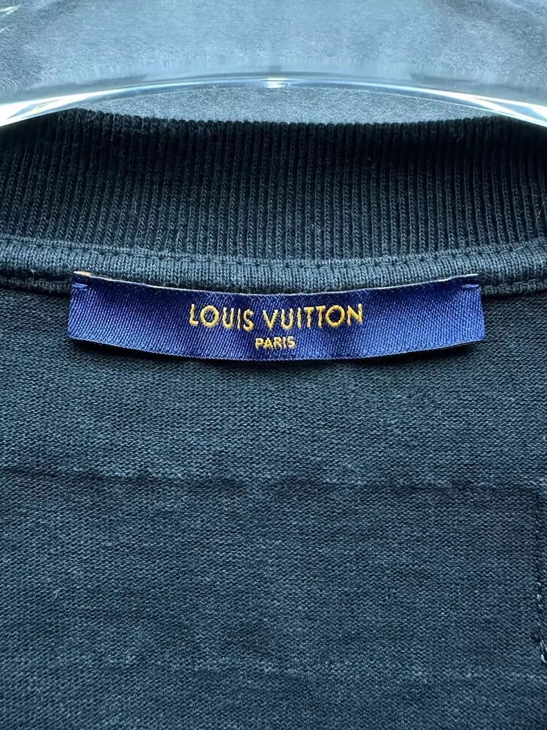 Louis Vuitton Louis Vuitton LOUIS VUITTON SS22 Black Short Sleeve TShirt Size US XXL / EU 58 / 5 - 7 Thumbnail