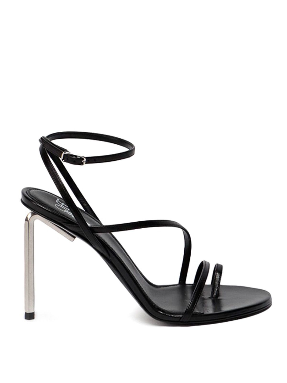 Off-White o1gr1nt0125 Nappa High Allen Multi Sandals in Black Size US 9 / IT 39 - 1 Thumbnail