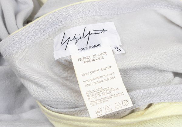 Yohji Yamamoto Yohji Yamamoto POUR HOMME Cotton Layered Top Size US L / EU 52-54 / 3 - 8 Thumbnail